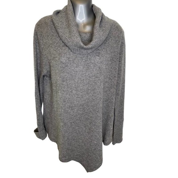 Subtle Luxury 100% Cashmere Cowlneck Sweater Subtle Luxury Sz M-L - Picture 1 of 5